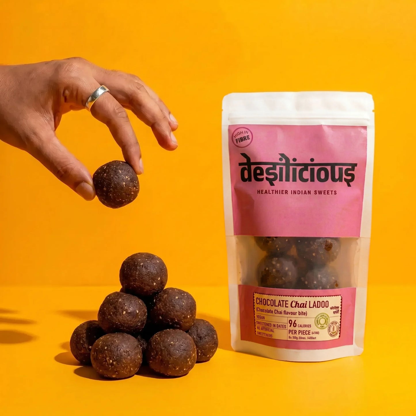 Chocolate Chai Laddoo