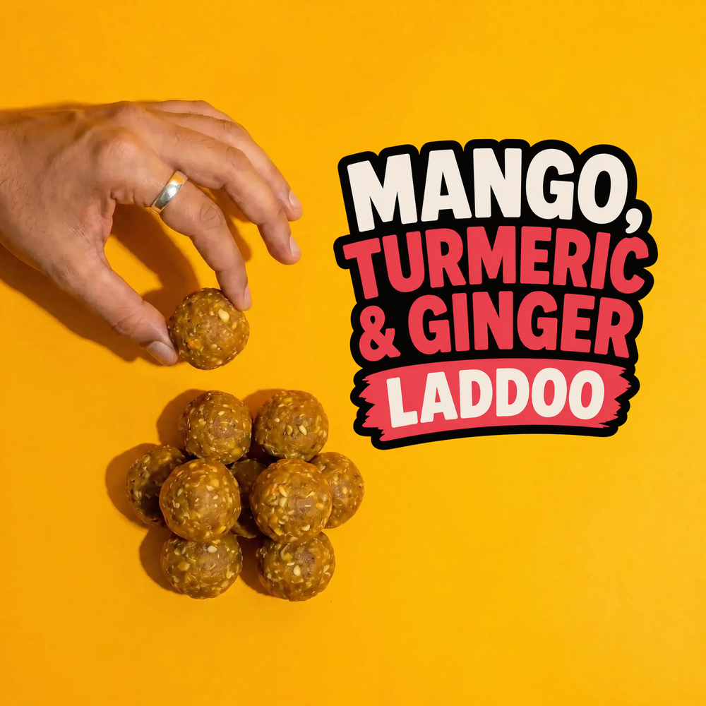 Mango, Turmeric & Ginger Laddoo
