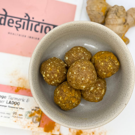 NEW: Mango, Turmeric & Ginger Laddoo